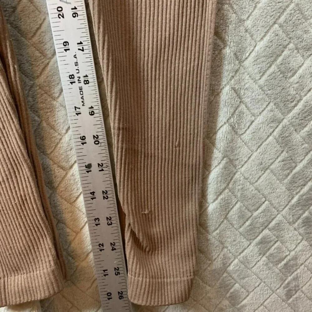 Popular 21 Womans Small Jumpsuit Brown Ribbed Sleeveless Adjustable Stretch - Picture 8 of 14